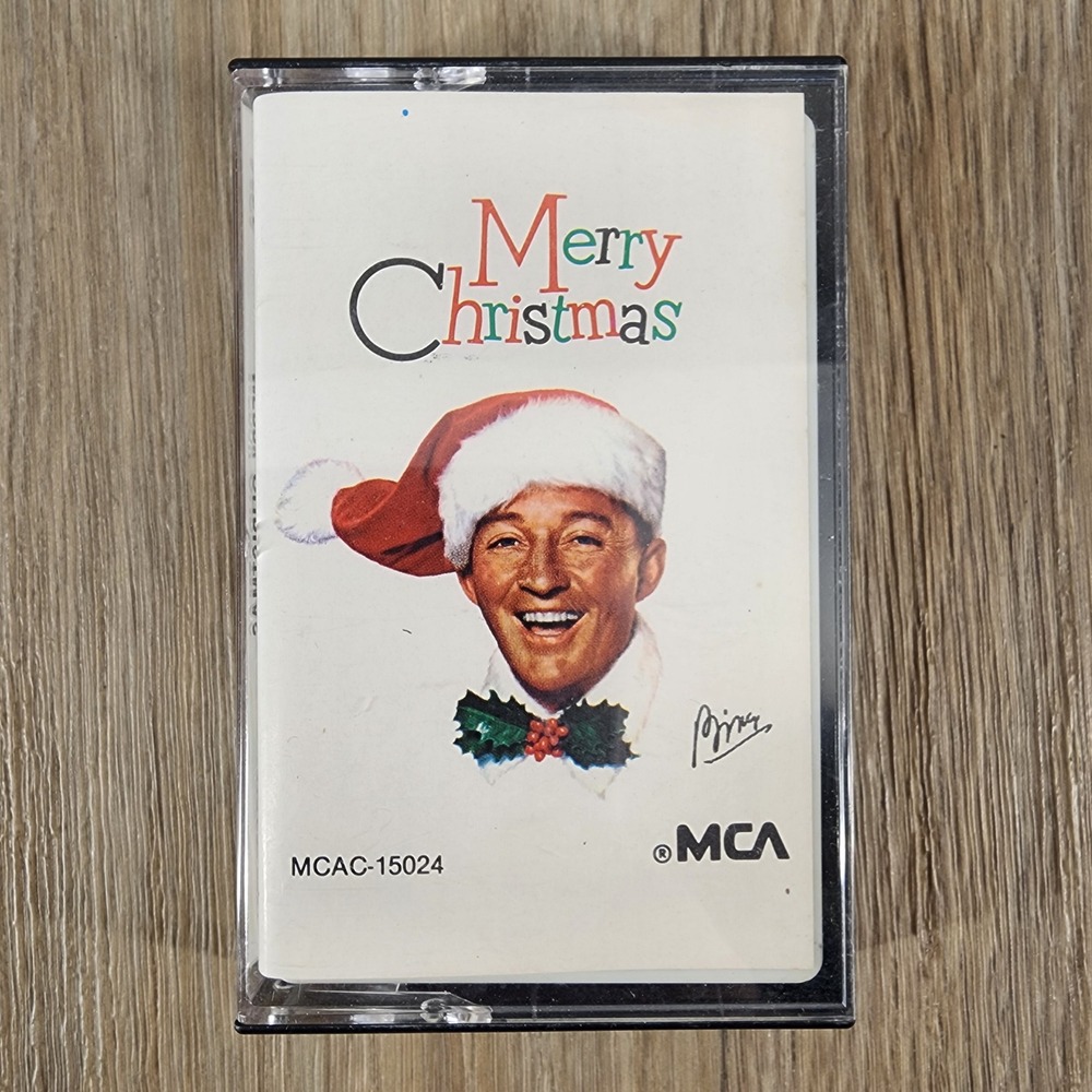 Bing Crosby Merry‎ Christmas Cassette Tape MCA Records MCAC 15024 Vintage